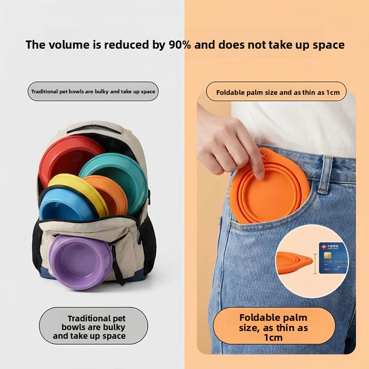 Portable food bowl
